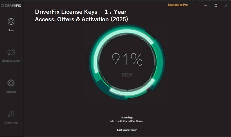 DriverFix License Keys —1-Year Access, Offers & Activation (2025)