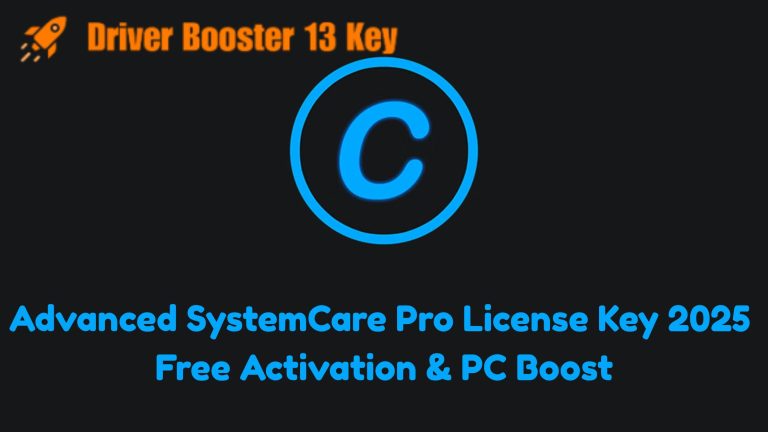Advanced SystemCare 18.5 Pro License Key 2025