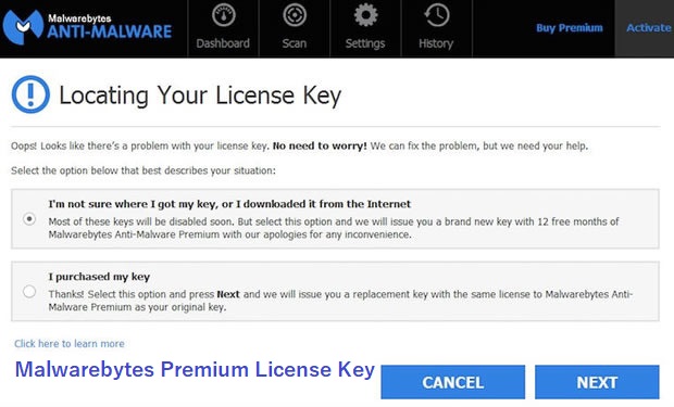 Malwarebytes Premium License Key
