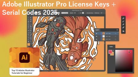 Adobe Illustrator Pro License Keys + Serial Codes 2025.