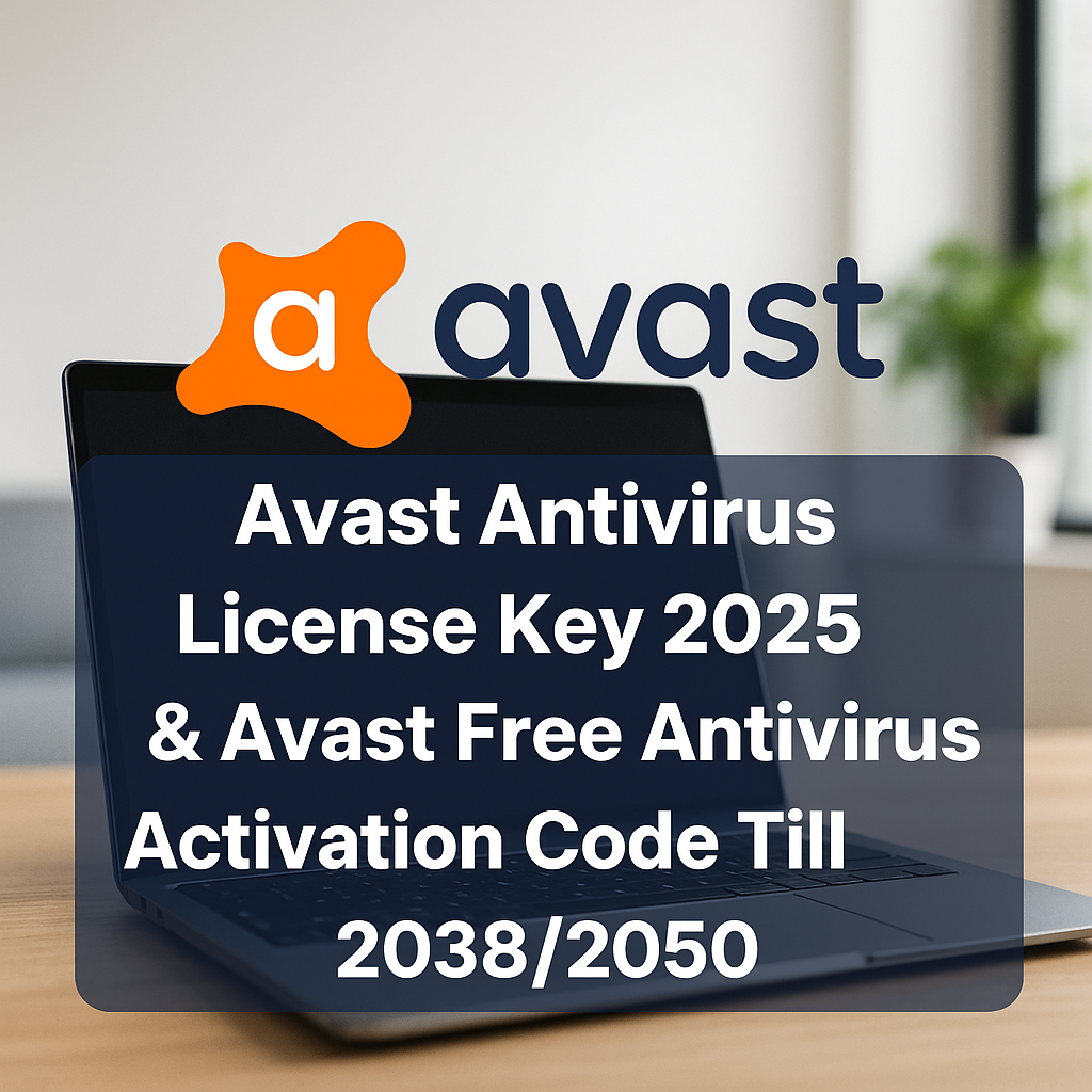 Avast Antivirus License Key 2025 & Avast Free Antivirus Activation Code Till 2038/2050
