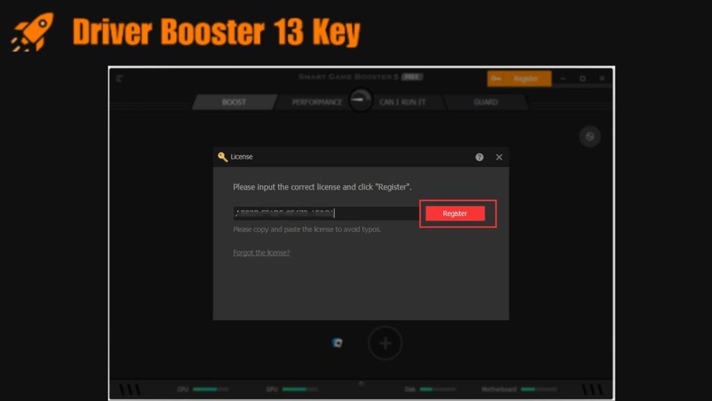 Smart Game Booster registration (step By Step)