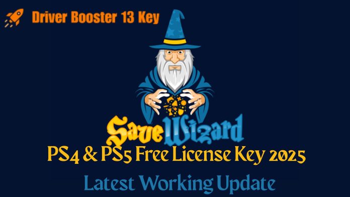 Save Wizard PS4 & PS5 Free License Key 2025