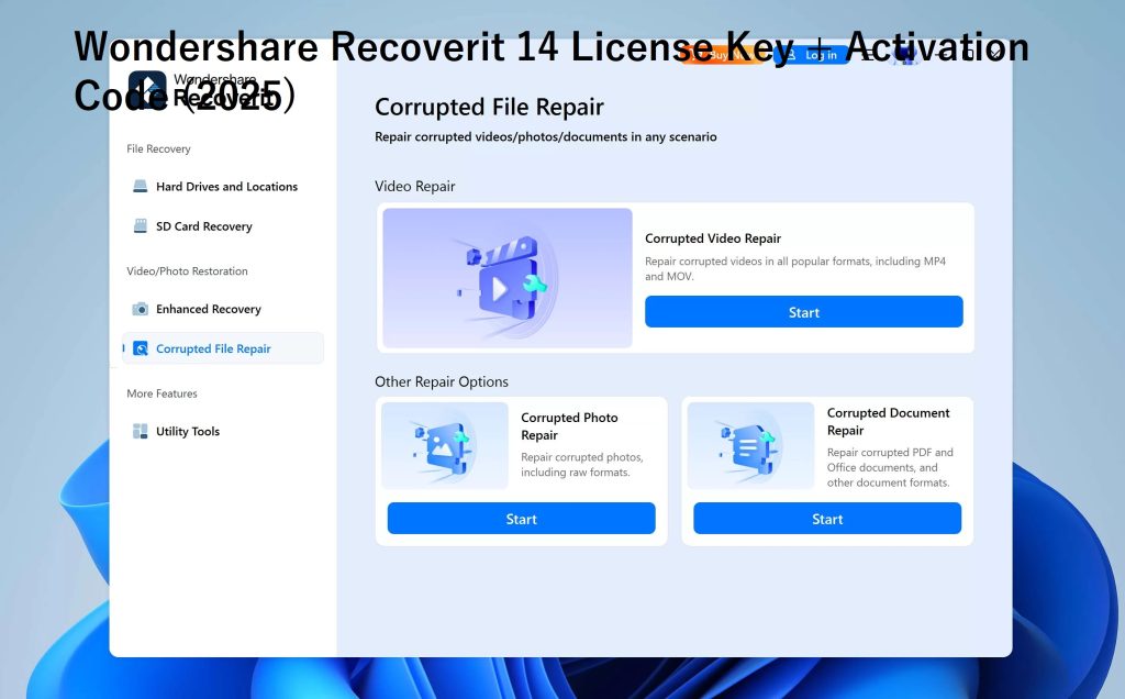 Wondershare Recoverit 14 License Key + Activation Code (2025)

