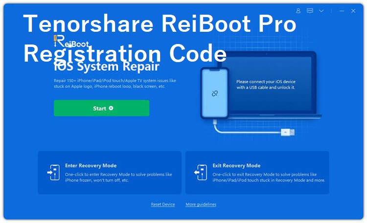 Tenorshare ReiBoot Pro Registration Code